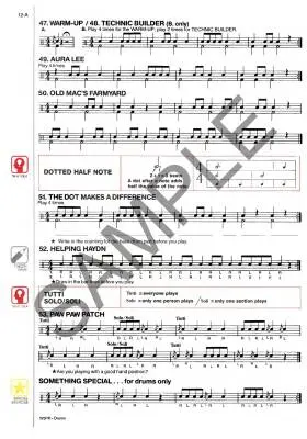 Best In Class, Book 1 - Pearson - Percussion - Book