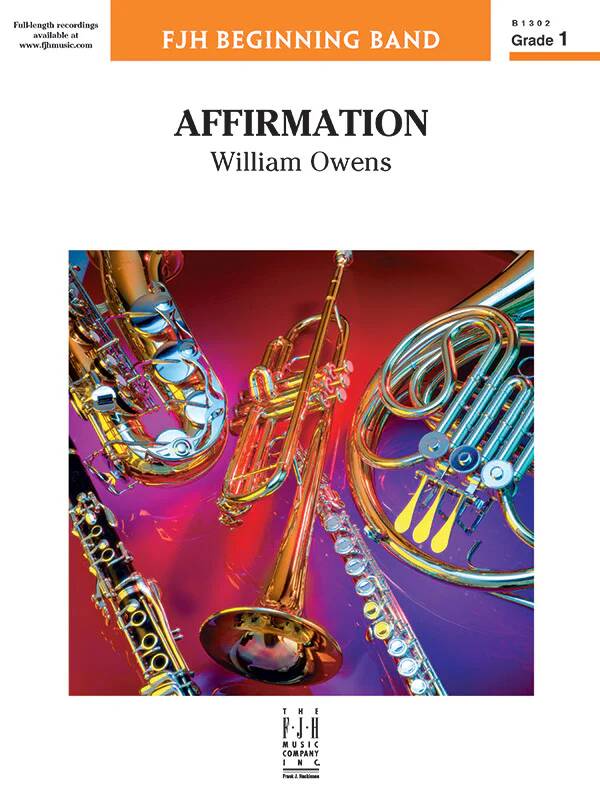 Affirmation - Owens - Concert Band - Score - Gr. 1