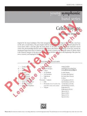 Celtic Voyage - Donahue - Concert Band - Score - Gr. 3