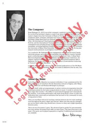 Majestica - Balmages - Concert Band - Score - Gr. 1