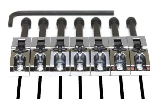 Graph Tech - Ghost Floyd Rose Style 7-String Saddles - Chrome