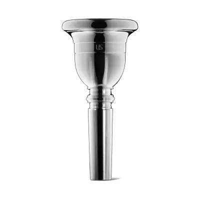 Laskey - Silver-Plated Protege Tuba Mouthpiece - American Shank
