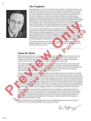 Marche Diabolique - Balmages - Concert Band - Score - Gr. 2.5