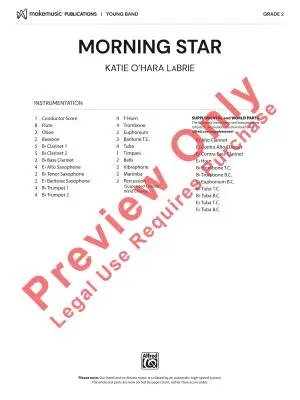 Morning Star - LaBrie - Concert Band - Gr. 2