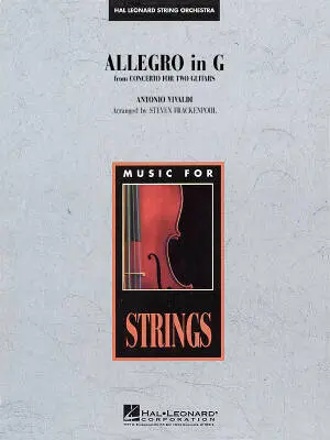 Hal Leonard - Allegro in G - Vivaldi/Frackenpohl - String Orchestra - Gr. 3.5