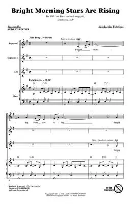 Bright Morning Stars are Rising - Snyder - Choral Octavo - SSA Accompanied