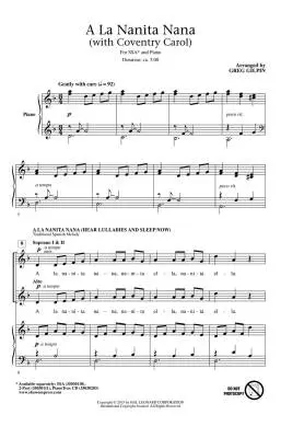 A la Nanita Nana with Coventry Carol - Gilpin - Choral Octavo - SSA Accompanied