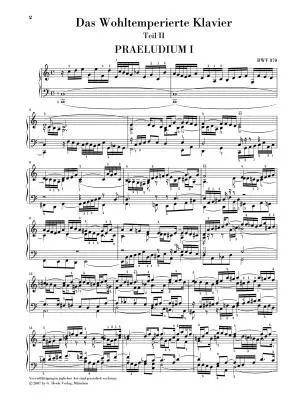 The Well-Tempered Clavier (Revised Edition), Volume 2 - Bach - Piano - Hardcover