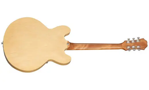 Casino Semi-Hollow Electric Guitar with Gigbag - Natural (Left Handed)