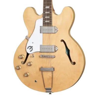 Casino Semi-Hollow Electric Guitar with Gigbag - Natural (Left Handed)