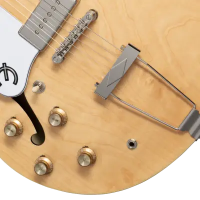 Casino Semi-Hollow Electric Guitar with Gigbag - Natural (Left Handed)
