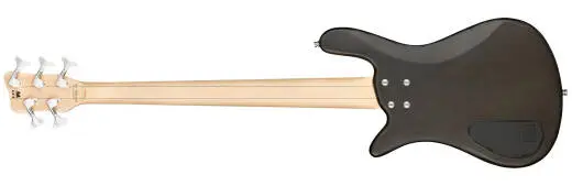 RockBass Streamer Standard 5-String Bass Guitar with Gig Bag - Nirvana Black Transparent Satin