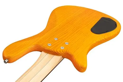 RockBass Streamer Standard 5-String Bass Guitar with Gig Bag - Honey Violin Transparent Satin