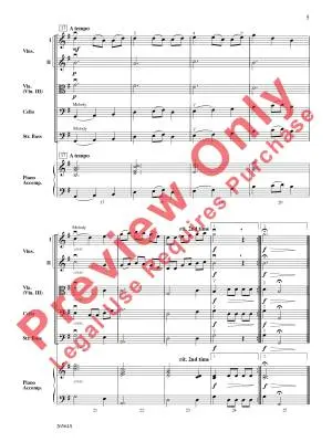 Andantino and March - Elgar/Dabczynski - String Orchestra - Score - Gr. 2