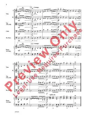 Andantino and March - Elgar/Dabczynski - String Orchestra - Score - Gr. 2