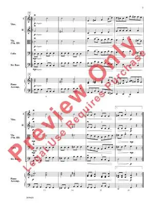 Andantino and March - Elgar/Dabczynski - String Orchestra - Score - Gr. 2