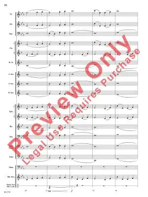In Quiet Times - Swearingen - Concert Band - Score - Gr. 1.5