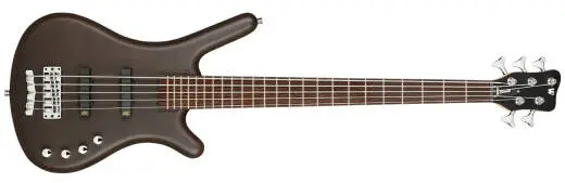 Warwick - RockBass Corvette Basic 5-String Bass Guitar with Gig Bag - Nirvana Black Transparent Satin