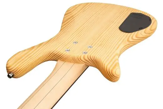 RockBass Streamer Standard 5-String Bass Guitar with Gig Bag - Natural Transparent Satin