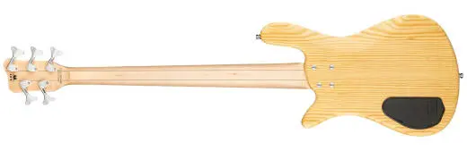 RockBass Streamer Standard 5-String Bass Guitar with Gig Bag - Natural Transparent Satin