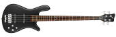 "Warwick - RockBass Artist Line Robert Trujillo 4-String Bass Guitar with Gig Bag - Solid Black Satin"