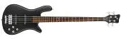 "Warwick - RockBass Artist Line Robert Trujillo 4-String Bass Guitar with Gig Bag - Solid Black Satin"