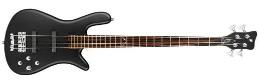 Warwick - RockBass Artist Line Robert Trujillo 4-String Bass Guitar with Gig Bag - Solid Black Satin