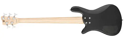 RockBass Artist Line Robert Trujillo 5-String Bass Guitar with Gig Bag - Solid Black Satin