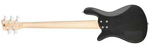 RockBass Streamer Standard 5-String Fretless Bass Guitar with Gig Bag - Nirvana Black Transparent Satin