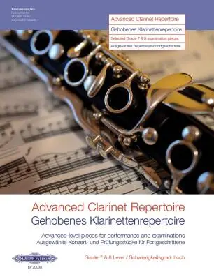 C.F. Peters Corporation - Advanced Clarinet Repertoire (Gr. 7 and 8) - Book