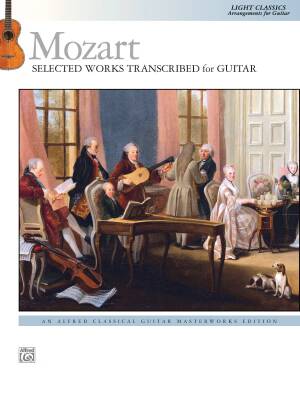 Alfred Publishing - Selected Works Transcribed for Guitar - Mozart/Wallach - Classical Guitar - Book