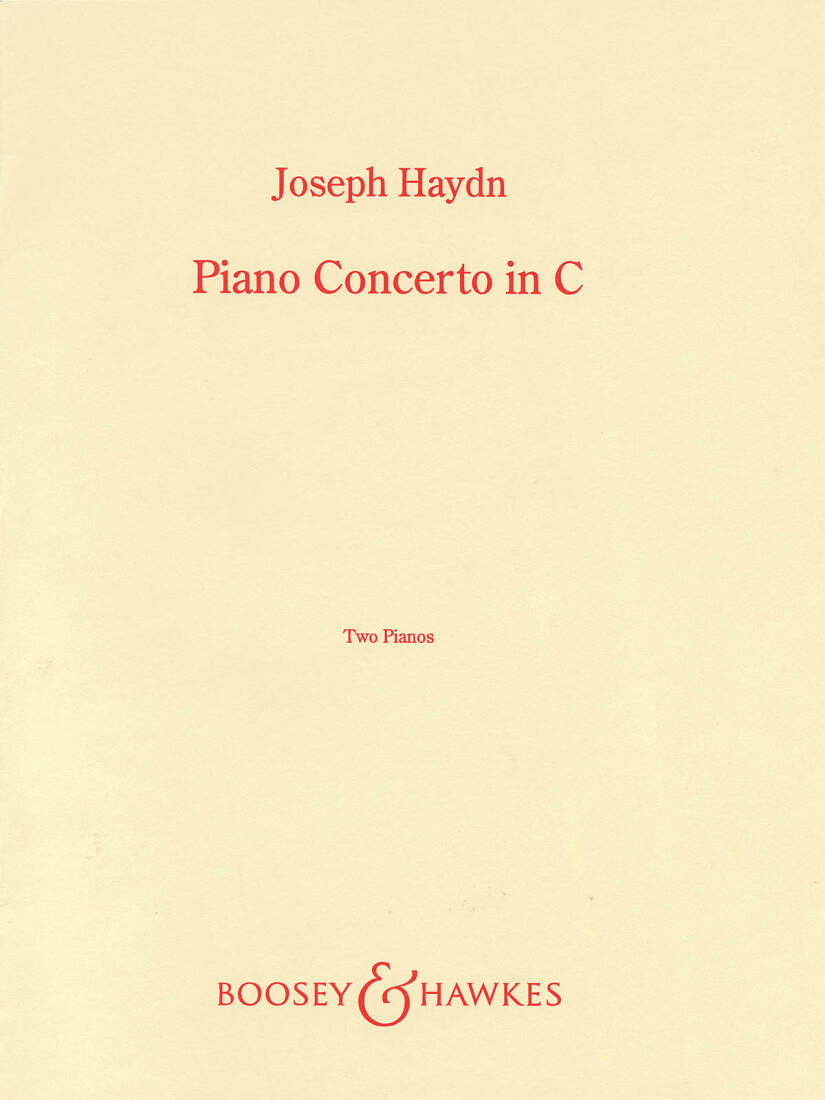 Piano Concerto in C - Haydn/Wertheim/Andrewe - 2P4H - Book