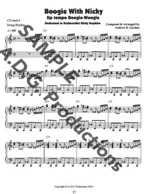 Boogie-Woogie and the Blues - Gordon - Piano - Book/CD