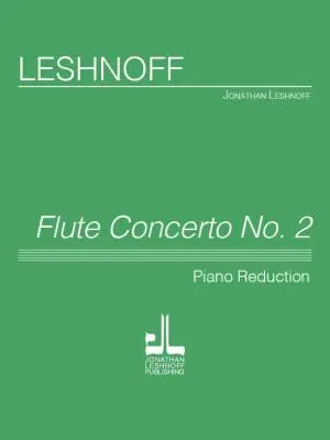 Theodore Presser - Flute Concerto No. 2 - Leshnoff  - Flute/Piano - Sheet