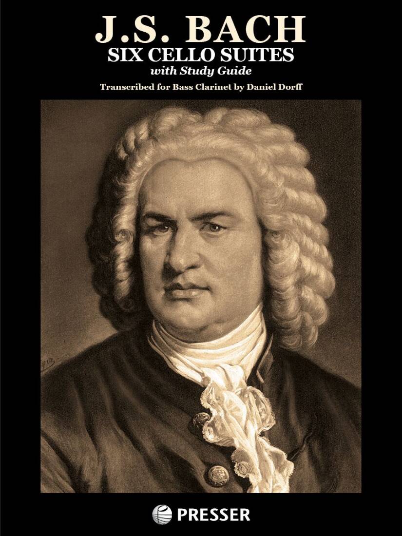 Six Cello Suites with Study Guide - Bach/Dorff - Bass Clarinet - Book