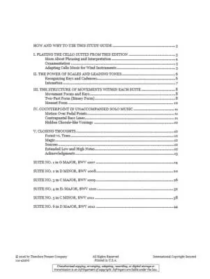 Six Cello Suites with Study Guide - Bach/Dorff - Bass Clarinet - Book