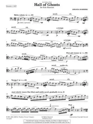 Hall of Ghosts - Harberg - Bassoon - Sheet