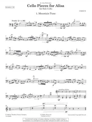 Cello Pieces for Alisa - Yi - Cello - Sheet