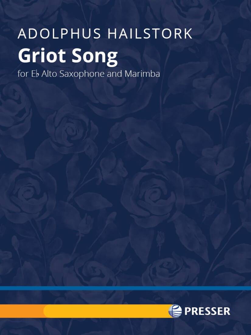 Griot Song - Hailstork - Alto Saxophone/Marimba