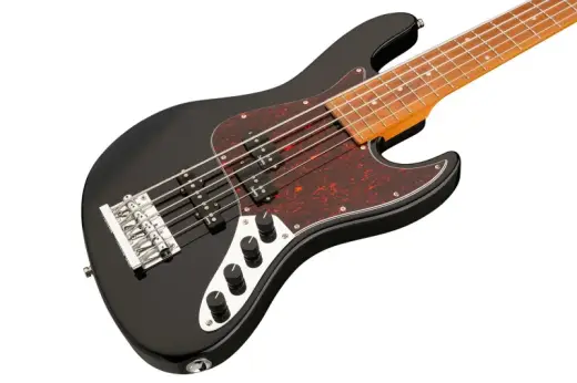MetroExpress 21-Fret Hybrid P/J 5-String Bass with Gigbag - Black