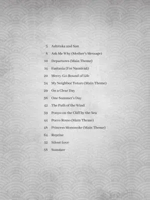 Joe Hisaishi Piano Solo Collection - Book