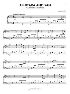 Joe Hisaishi Piano Solo Collection - Book