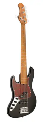 MetroExpress 21-Fret Hybrid P/J 5-String Bass with Gigbag - Black (Left Handed)