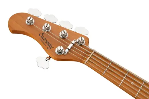 MetroExpress 21-Fret Hybrid P/J 5-String Bass with Gigbag - Black (Left Handed)