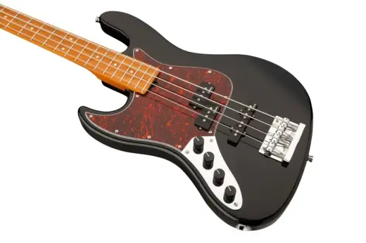 MetroExpress 21-Fret Hybrid P/J 4-String Bass with Gigbag - Black (Left Handed)