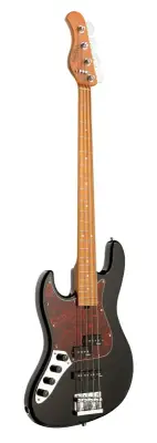 MetroExpress 21-Fret Hybrid P/J 4-String Bass with Gigbag - Black (Left Handed)