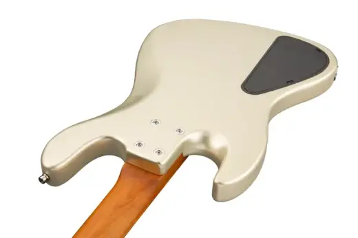 MetroExpress 21-Fret Hybrid P/J 4-String Bass with Gigbag - Champagne Metallic