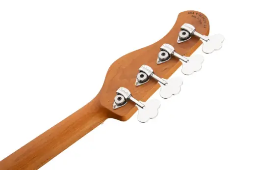 MetroExpress 21-Fret Hybrid P/J 4-String Bass with Gigbag - Champagne Metallic