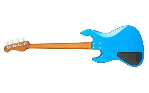 MetroExpress 21-Fret Hybrid P/J 4-String Bass with Gigbag - Ocean Blue Metallic