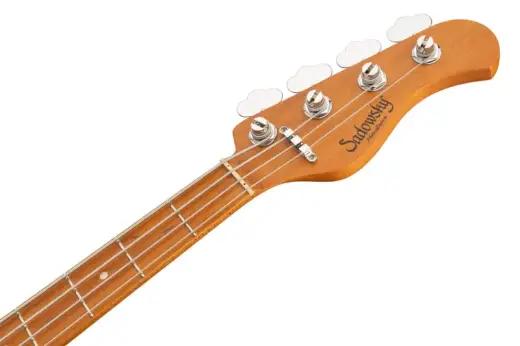 MetroExpress 21-Fret Hybrid P/J 4-String Bass with Gigbag - Ocean Blue Metallic